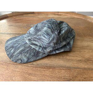 Lululemon Hat Cap Strap Back One Size Gray Black Running Athletic Womens Sports